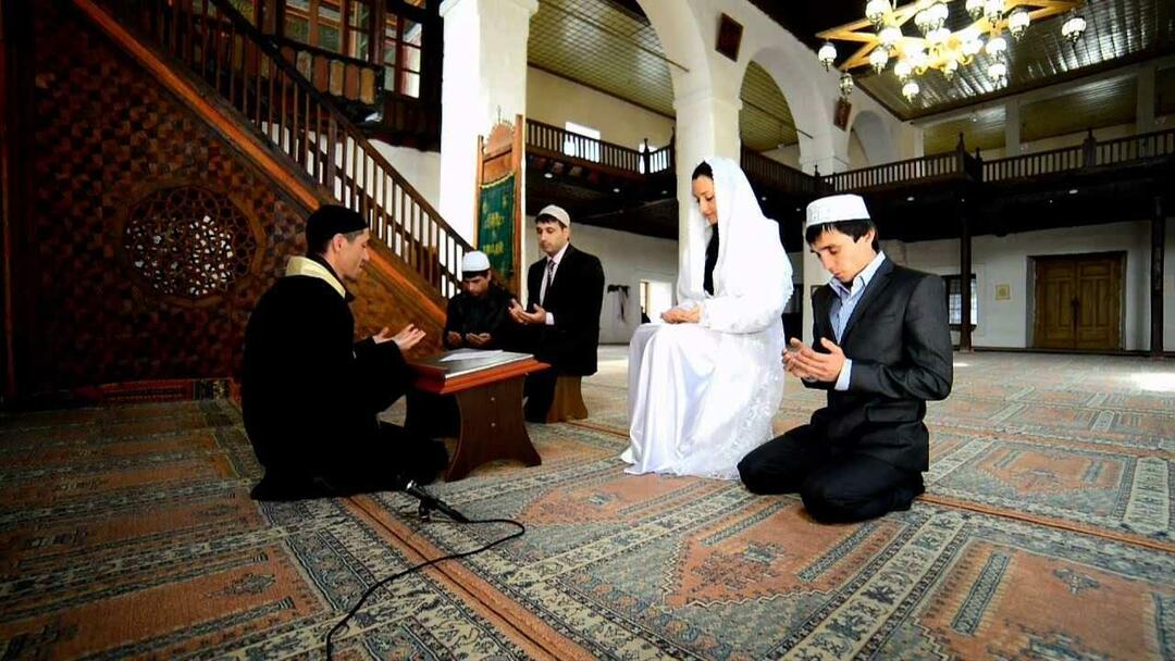 Le couple qui a eu le mariage de l'imam