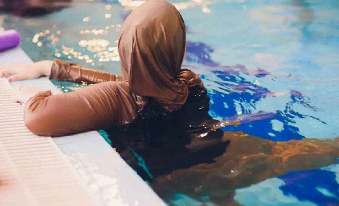 L'interdiction d'entrer dans la piscine avec Haşema a été décidée! La direction du site condamnée à une amende