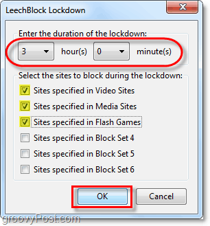 leechblock verrouille instantanément les sites qui perdent du temps pendant une durée spécifiée