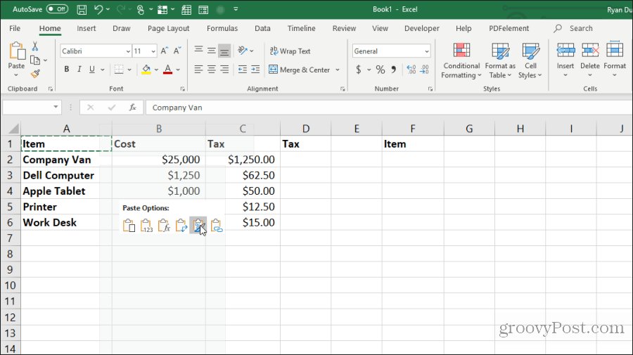 copier le formatage dans excel