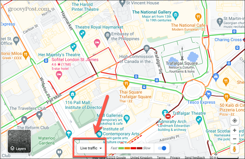 google maps trafic en direct