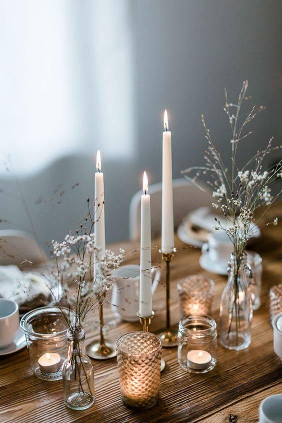 L'utilisation des bougies en décoration de table