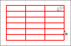 Dessiner une grille de bordure dans Excel