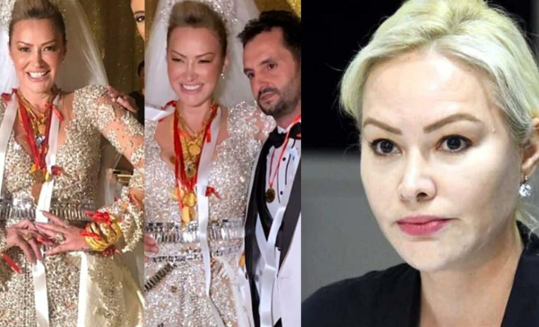 Il portait des kilos d'or à son mariage! Aylin Coşkun: La cérémonie des bijoux vient à moi dans une banlieue