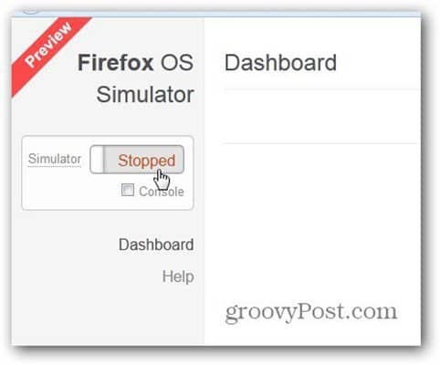 Module complémentaire du navigateur Firefox OS Simulator disponible - Capture d'écran