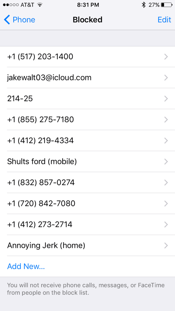 Comment bloquer les contacts iPhone et les appelants inconnus: appels, FaceTime et textes