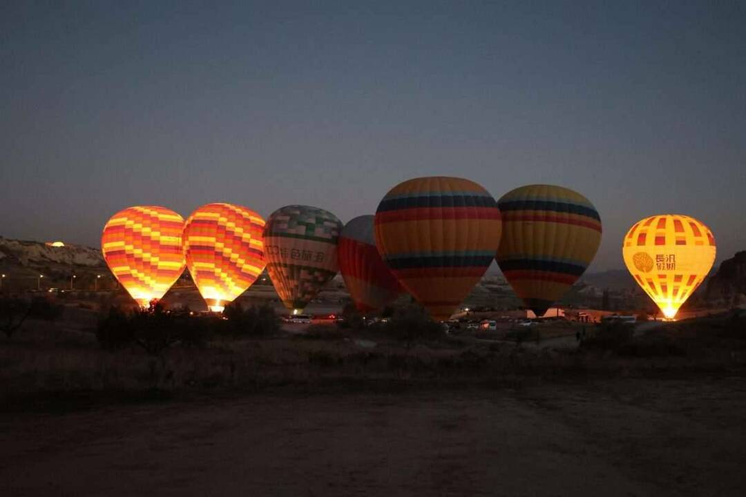 550 000 touristes ont observé la Cappadoce depuis le ciel