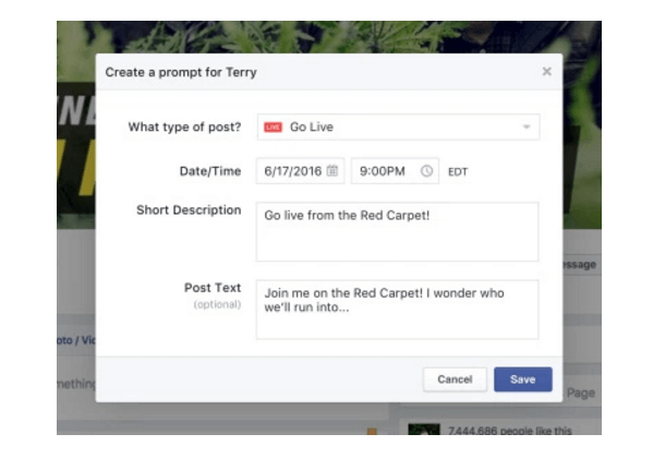 Facebook Mentions ajoute plusieurs nouvelles fonctionnalités de diffusion en direct telles que des brouillons vidéo en direct et des rappels, des outils de modération des commentaires, le découpage de la relecture et d'autres outils de réglage.