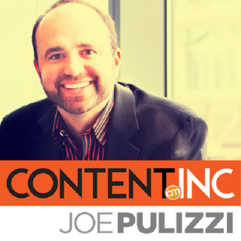 Pour Content Inc., Joe Pulizzi utilise du contenu réutilisé pour ses podcasts et son livre à venir.