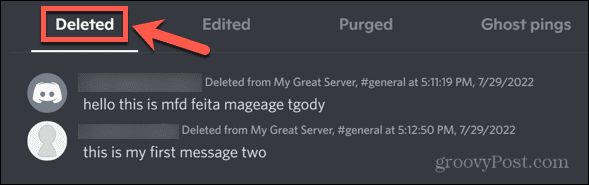Discord onglet supprimé