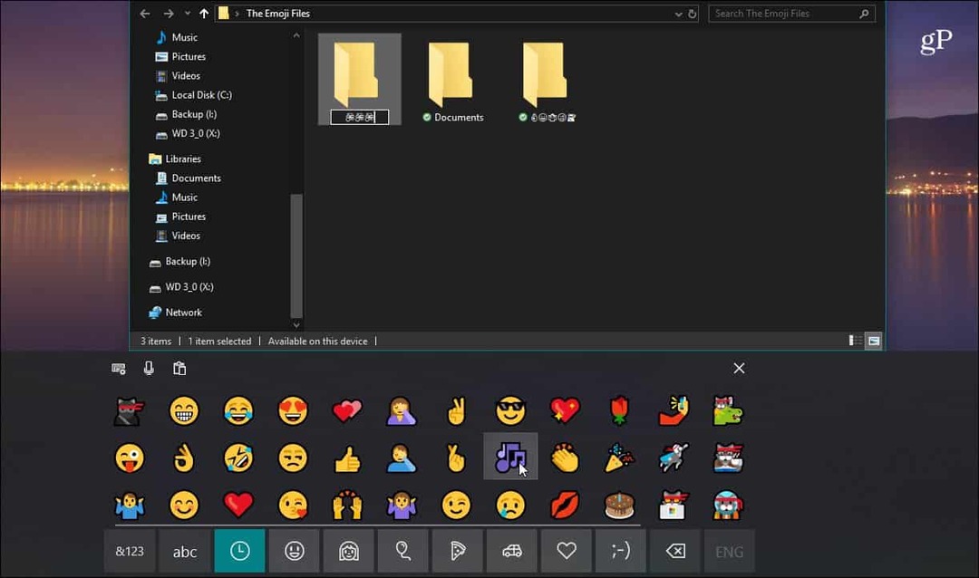 Comment utiliser Emoji pour nommer des fichiers et des dossiers sur Windows 10