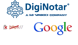 Certificat frauduleux DigiNotar Secure Socket Layer de Google