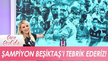 Spectacle en direct du grand partisan de Beşiktaş Esra Erol!