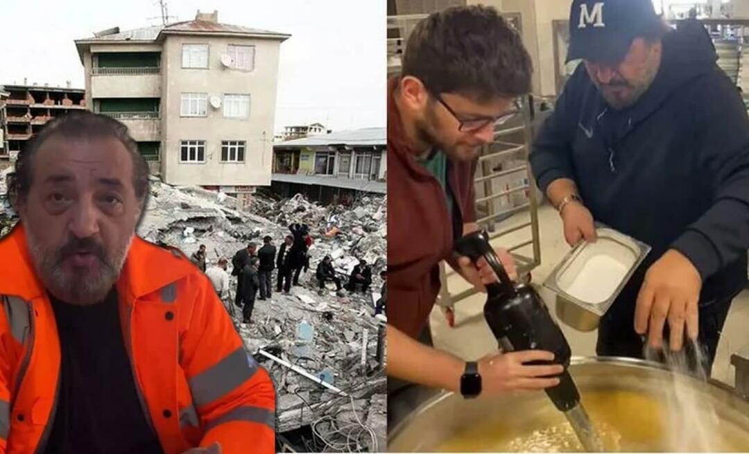Le chef Mehmet Yalçınkaya, qui a travaillé dur dans la zone du tremblement de terre, a appelé tout le monde! 