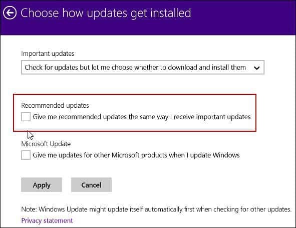 mises à jour Windows 8-1