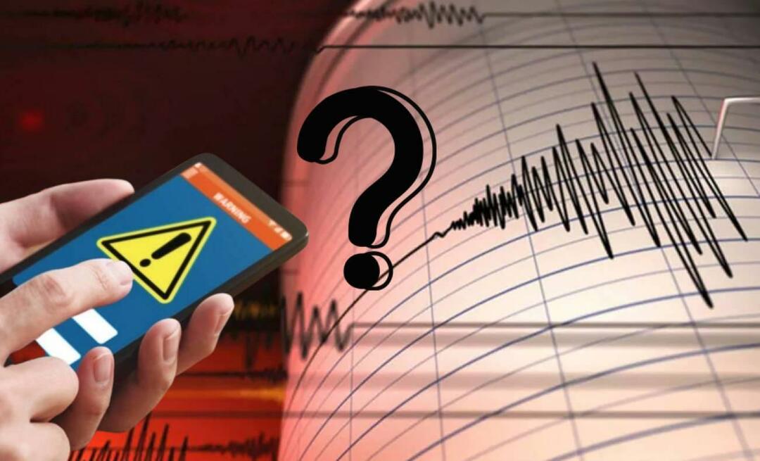 Comment activer le système d'alerte sismique? Comment activer l'alerte tremblement de terre IOS? Alerte tremblement de terre Android