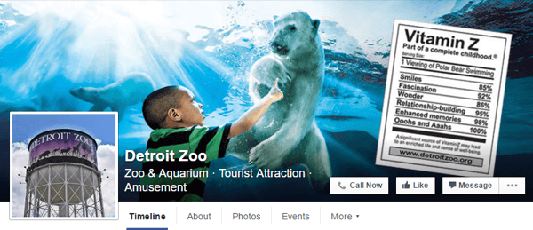 facebook couverture photo detroit zoo