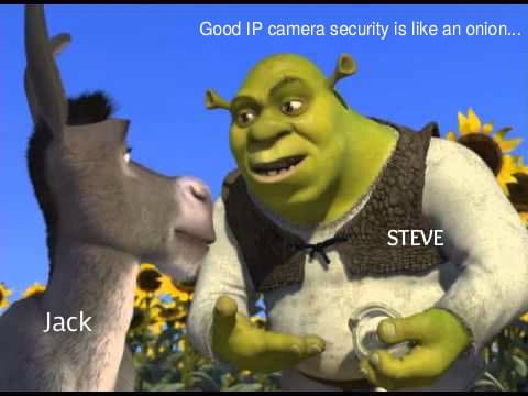 la sécurité de la caméra ip est comme un oignon