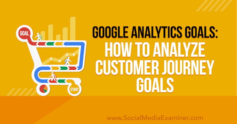 Objectifs de Google Analytics: Comment analyser les objectifs du parcours client par Chris Mercer sur Social Media Examiner.