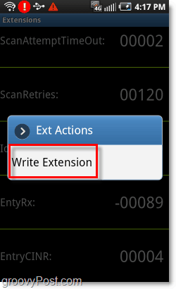 écrire l'extension sous idledelay sur epic 4g ou evo 4g