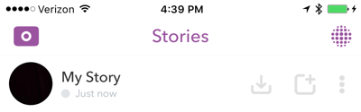 Enregistrez toute votre histoire Snapchat à la fin de chaque journée.