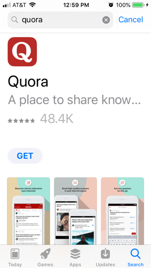 Accédez à Quora sur ordinateur ou mobile.