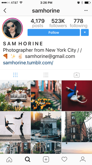 Pour contacter un influenceur Instagram au sujet d'une prise de contrôle d'une histoire, recherchez les informations de contact sur son profil Instagram.