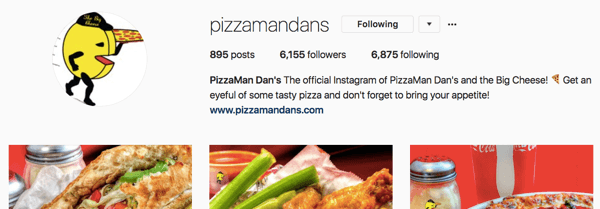 Le compte Instagram de Pizzamandans s'est développé grâce à des efforts constants au fil du temps.