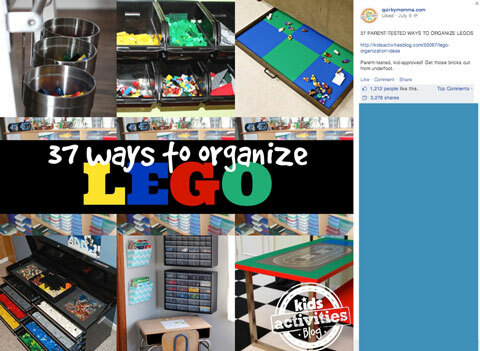 auirky maman page facebook lego table post