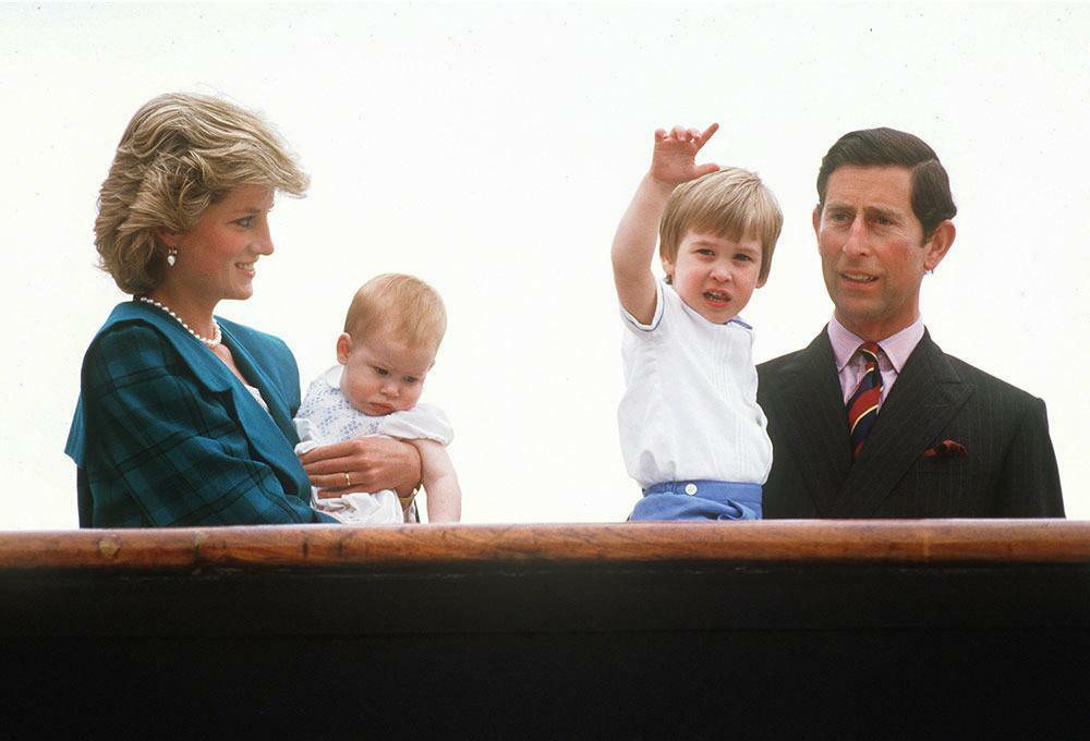 La princesse Diana, le roi Charles III et leurs enfants