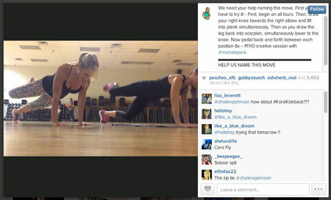 vidéo de séquence d'exercices instagram