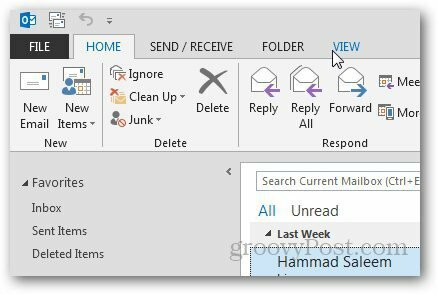 Aperçu du message Outlook 2