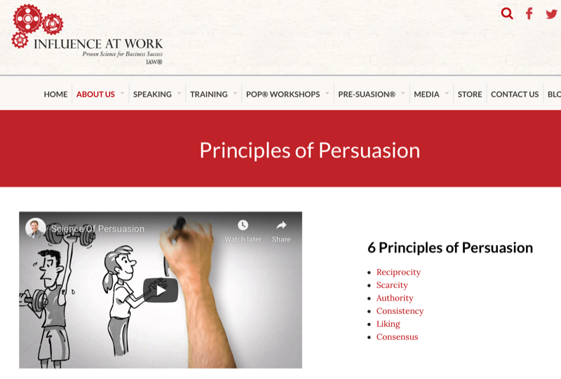 Les six principes de persuasion de Robert Cialdini
