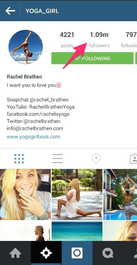 compte instagram de yoga_girl