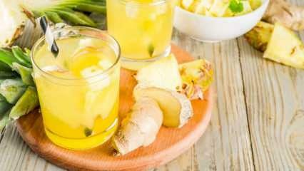 Comment faire une limonade anti-œdème? Recette détox pour soulager les œdèmes à l'ananas! Recette détox apaisante