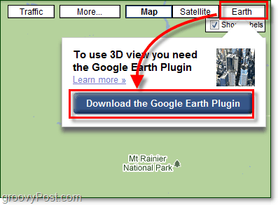 installer la vue google earth dans google maps