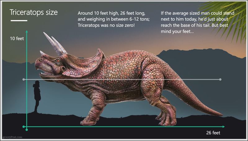 Diaporama de tricératops