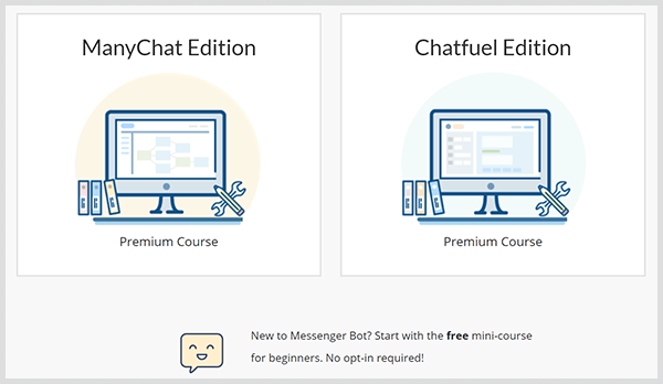 Dana Tran propose des cours de bot pour ManyChat et Chatfuel sur son site Web.