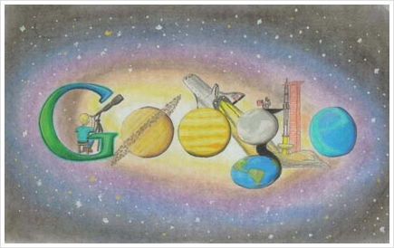 Ma galaxie google doodle