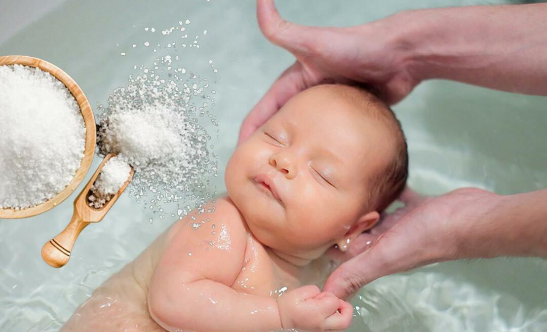 Est-il dangereux de baigner les bébés avec du sel? D'où vient la coutume de saler les nouveau-nés ?