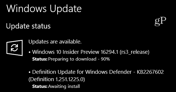 Microsoft publie Windows 10 Preview Build 16294 pour PC