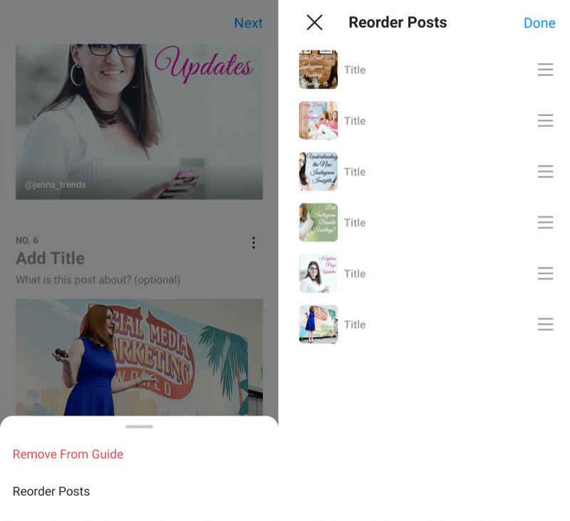 Comment créer des guides Instagram: configuration étape par étape: examinateur de médias sociaux
