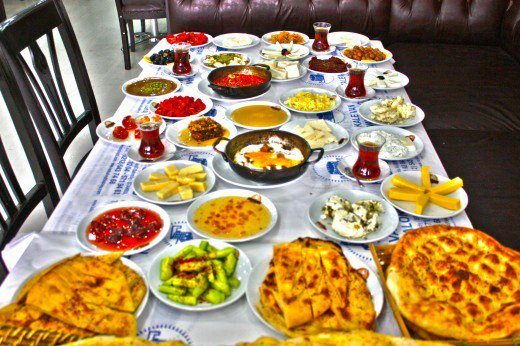Table de petit déjeuner Van, Aksaray