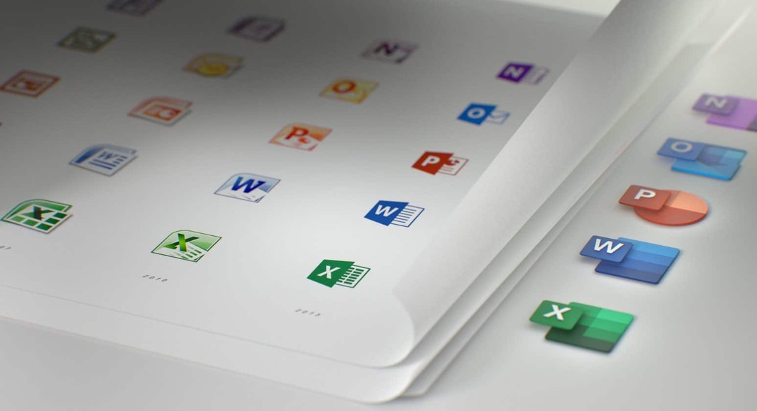 Nouvelles icônes Office 365