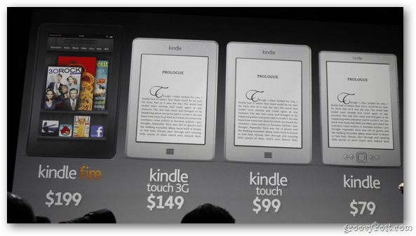 Amazon: annonce trois nouveaux lecteurs Kindle avec une nouvelle tablette Kindle Fire couleur à 199 $