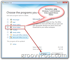 Windows Live Essentials - Installation de Movie Maker