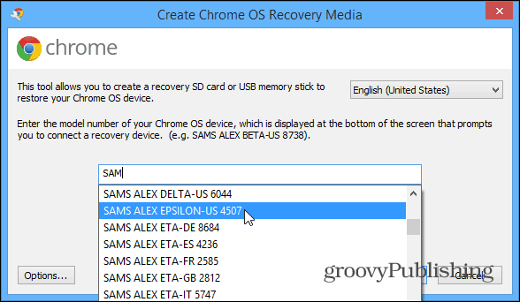 Récupération de Chrome OS