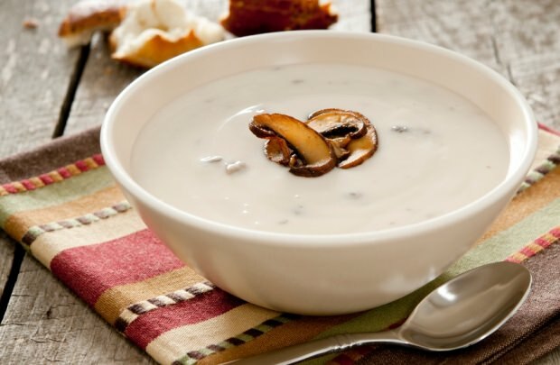 Recette de soupe aux champignons au lait délicieuse