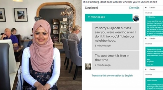 Ils n'ont pas loué de maison à l'étudiant à cause du hijab.