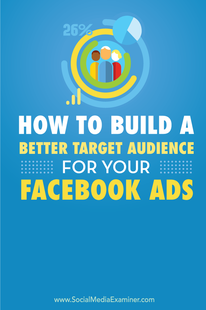 comment créer un meilleur public cible pour les publicités Facebook